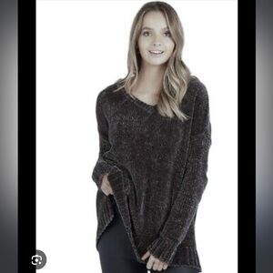 Express Black Tunic Sweater